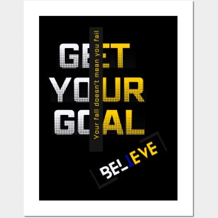 nice t-shirt get your goal- best shirt for this summer Posters and Art